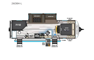 2022 Forest River Alpha Wolf Bunkhouse