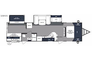 2017 Forest River RV Surveyor 32BHDS