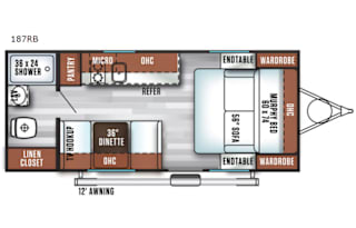 2018 Forest River RV Salem FSX 187RB