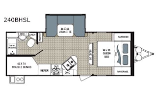 2019 Dutchmen RV Kodiak Ultimate 24ft. BunkHouse