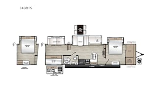 2025 Forest River RV Aurora 34BHTS