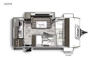 2020 Dutchmen RV Coleman Light LX 1605FB