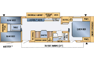 2007 Jayco Jay Feather 30R *BUNKHOUSE*