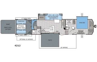 Jayco Seismic 4212 Fifth Wheel Toy Hauler