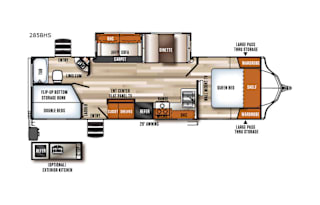 2017 Forest River RV Vibe 285BHS
