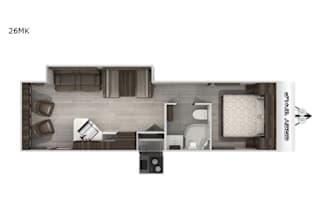 Ponderosa - 2020 Forest River Grey Wolf 26MK