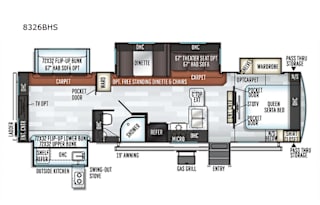 2019 Forest River RV Rockwood Signature 8326BH
