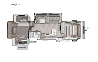 2022 Forest River RV Salem 31KQBTS