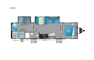 2022 Heartland 324Bh with Bunkhouse