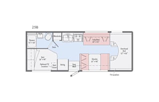 2017 Winnebago Spirit 25B
