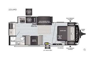 2021 Keystone RV Outback Ultra Lite 221UMD