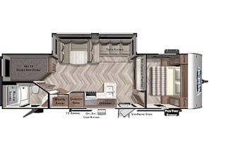 2024 Forest River RV Salem Cruise Lite 263BHXLX