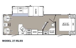 2018 Forest River RV Salem 27RLSS