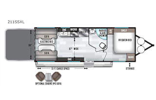 2019 Forest River RV Salem Cruise Lite 211SSXL