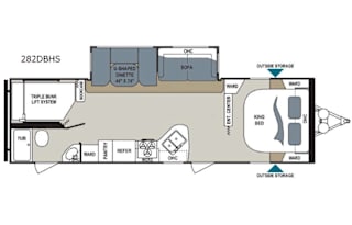 2016 Keystone RV Keystone 282DBHS AEROLITE