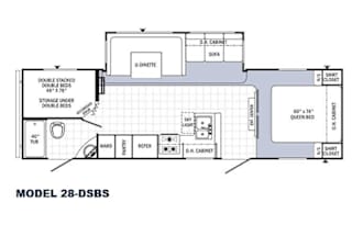 2016 Puma Bunk House