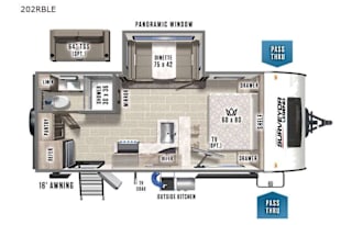 2021 Forest River RV Surveyor Legend 202RBLE
