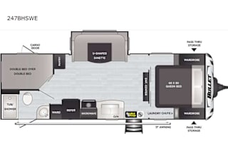 2021 Keystone RV Bullet 247BHSWE