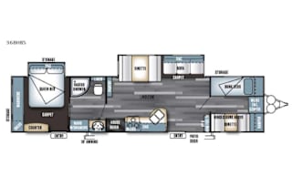 Big, bright, modern home on wheels