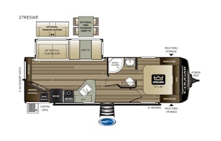 2019 Keystone RV Cougar Half-Ton Series 27RESWE
