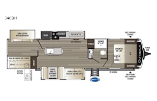 2019 Keystone Outback 340bh