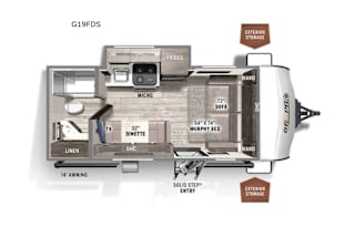 2022 Rockwood Geopro 19FDS