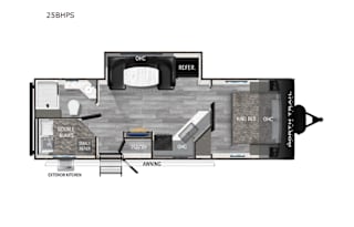 2024 North Trail 25BHPS, Fully furnished,