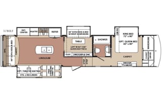 2016 Spacious Blue Ridge Fifth Wheel