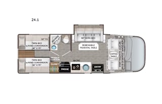 2023 Thor Motor Coach Axis 24.1