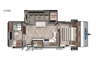 2021 Forest River RV Salem 22RBS (Pet friendly)