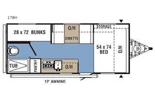 2021 Coachmen RV Clipper Ultra-Lite 17BH