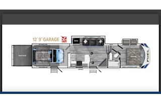 Luxury 5th Wheel Getaway with Rear Deck