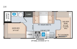 John's Thor Motor Coach Four Winds 22E