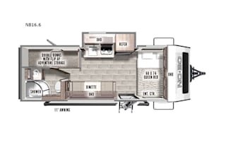 2022 Forest River RV No Boundaries NB16.6