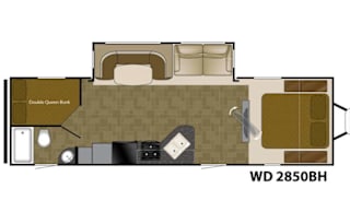 2016 Heartland Wilderness 2850BH