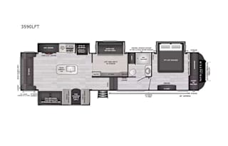 2022 Keystone RV Sprinter Limited 3590LFT