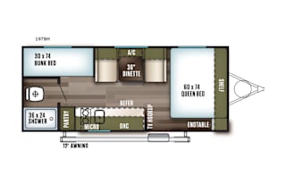 2018 Family Bunkhouse **Sleeps 5**