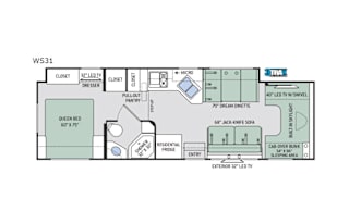 2017 Thor Motor Coach Quantum WS31