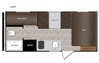 2019 Prime Time RV Navi 16BH