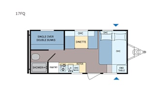 NO LIMITS! Easy tow! Sleeps 5! BUNKS!