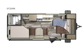 Murphy bed & Bunk BEDS! Dog friendly mini camper!