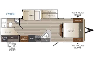 ***Delivery Only - Keystone Outback UL 276UBH