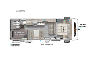 2023 Forest River RV Wildwood X-Lite 261BHXL