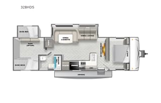 2022 Forest River RV Salem 32BHDS/Door County