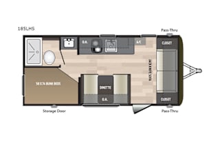 2018 Keystone RV Hideout Single Axle 185LHS