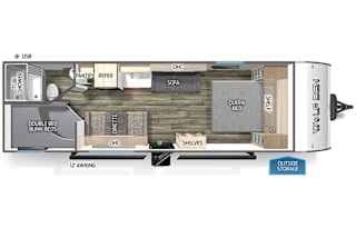 NEW 2024 29ft Light Weight Sleeps 8 Forest River