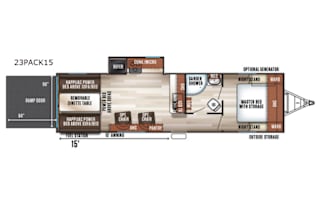 2019 Forest River RV Cherokee Wolf Pack 23PACK15