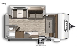 2020 Dutchmen RV Coleman Lantern LT Series 18FQ