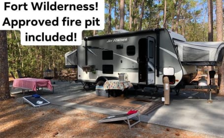 3 Queen beds! Fort Wilderness tent site approved!