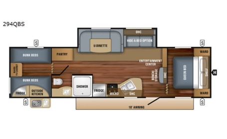 2019 Jayco 294QBS Bunk House